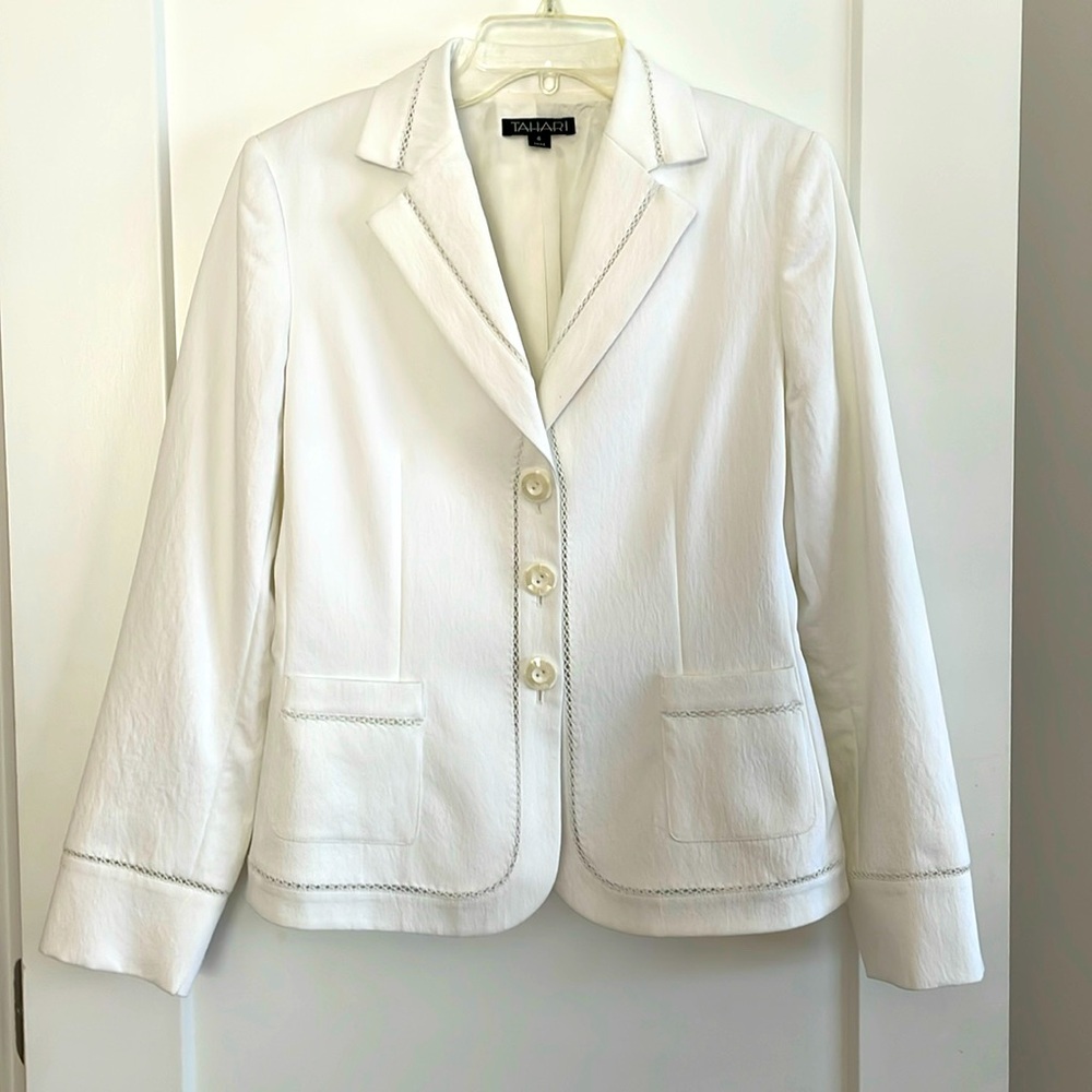 Tahari Womens Suit Jacket